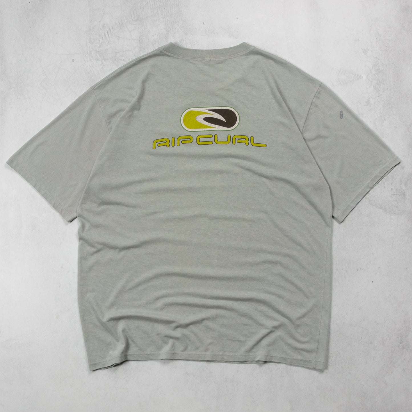 Vintage 90s Rip Curl Spellout Tee - XL