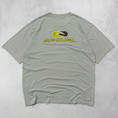 Vintage 90s Rip Curl Spellout Tee - XL