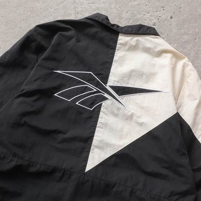 Vintage 2000s Reebok Two-Tone Windbreaker Jacket - M