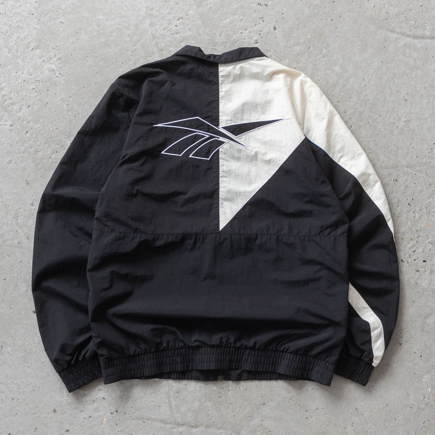 Vintage 2000s Reebok Two-Tone Windbreaker Jacket - M