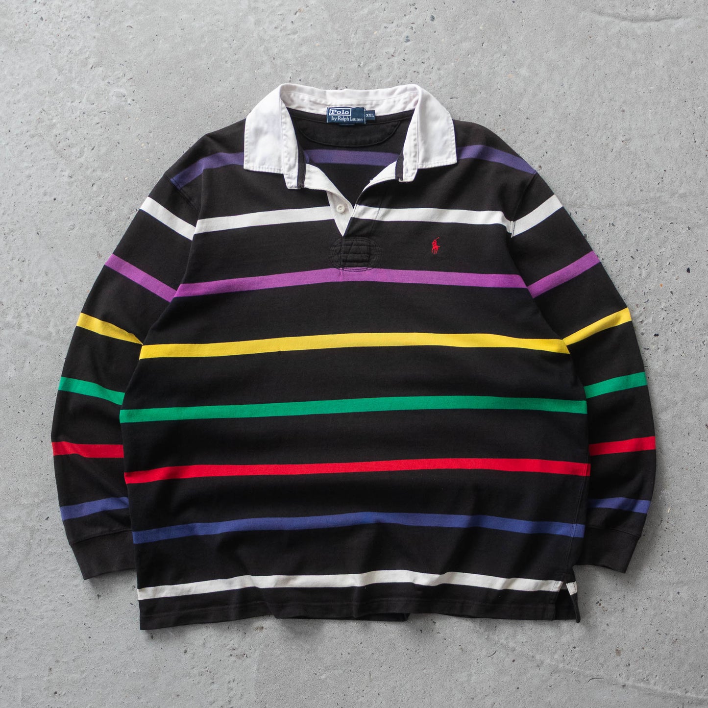 Vintage 90s Polo Ralph Lauren Rugby Jumper - XXL