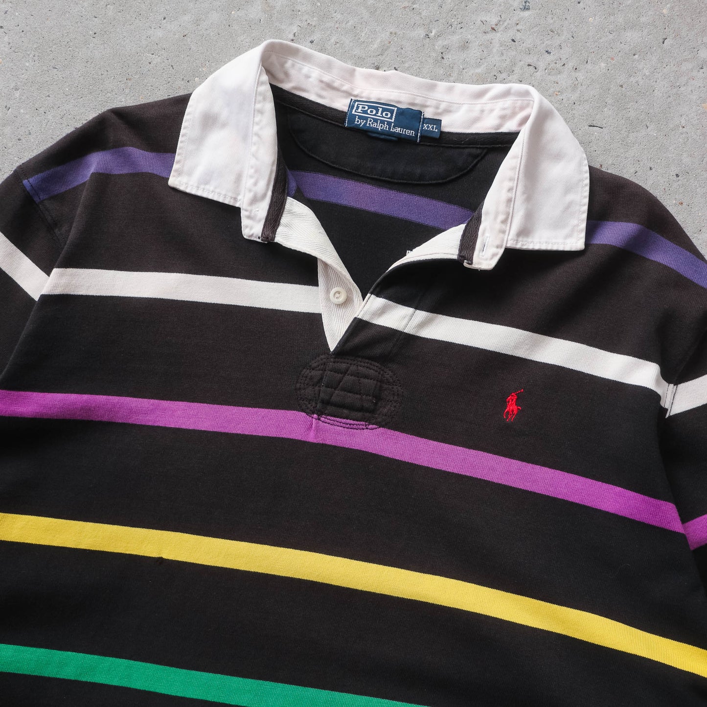 Vintage 90s Polo Ralph Lauren Rugby Jumper - XXL