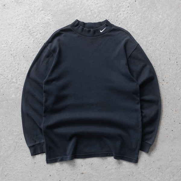 Vintage 90s Nike Golf Mockneck Shirt - M