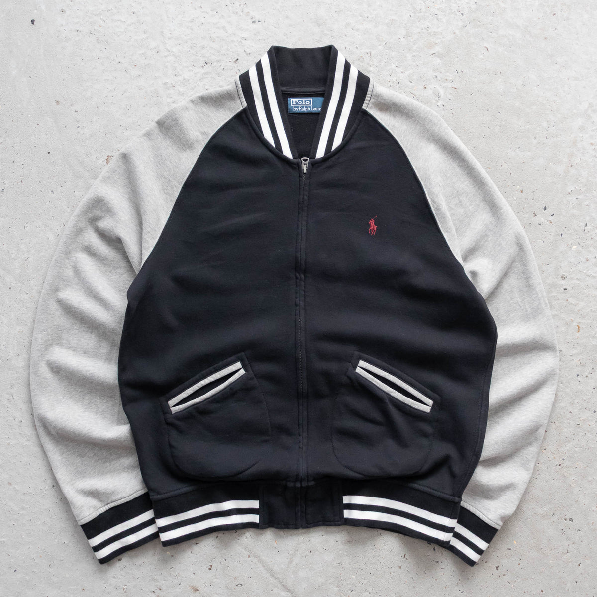 Polo Ralph Lauren Varsity Zip-Up Jacket – 2000s (L)