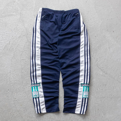 Adidas 3-Stripe Breakaway Popper Track Pants - 90s (M)