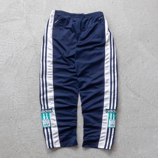 Adidas 3-Stripe Breakaway Popper Track Pants - 90s (M)