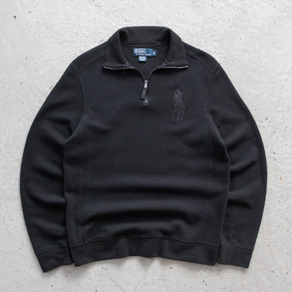 Polo Ralph Lauren Big Pony 1/4 Zip Sweatshirt – 2000s (M)