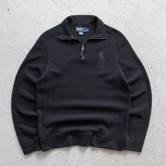 Polo Ralph Lauren Big Pony 1/4 Zip Sweatshirt – 2000s (M)