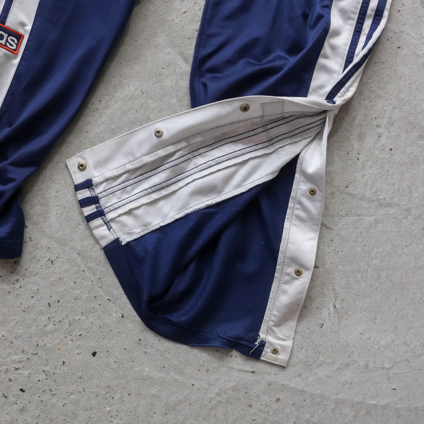 Adidas 3-Stripe Breakaway Popper Track Pants - 90s (L)