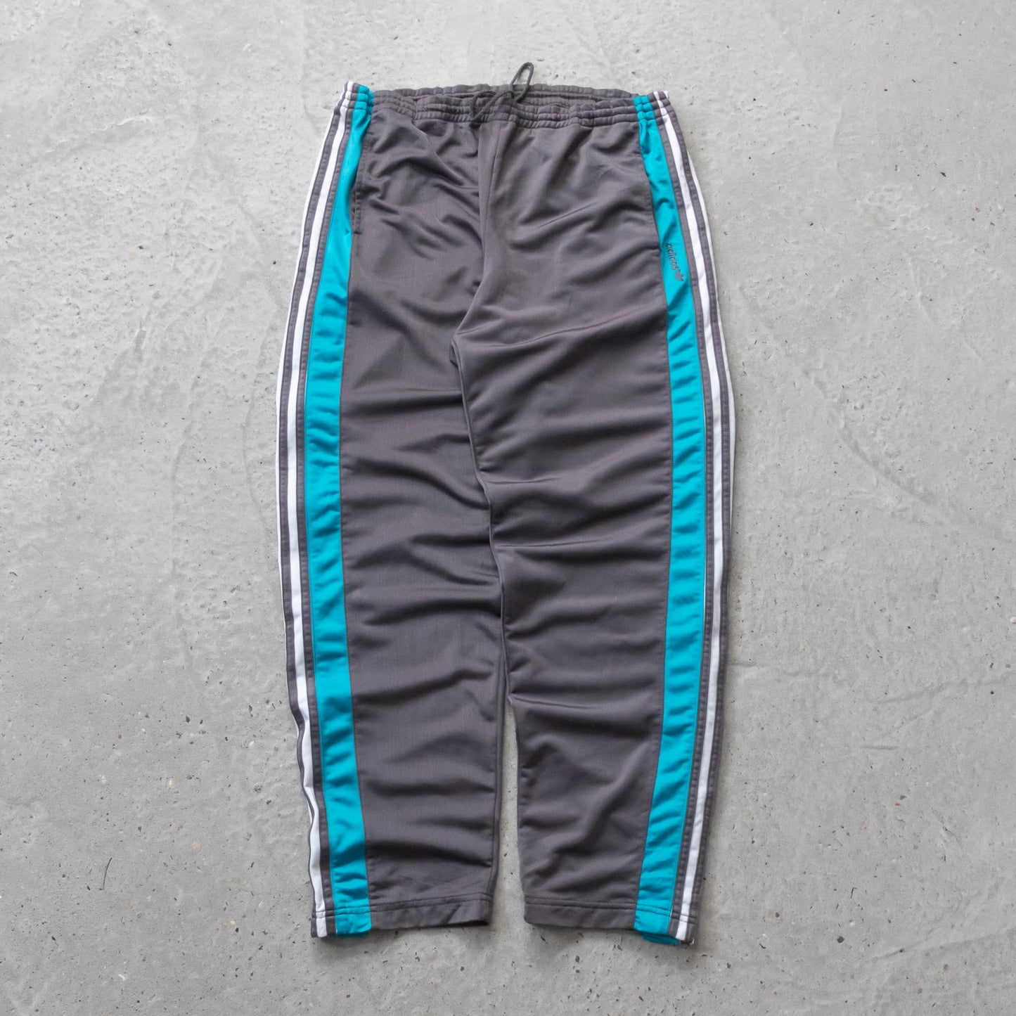 Adidas 3-Stripe Breakaway Popper Track Pants - 90s (L)