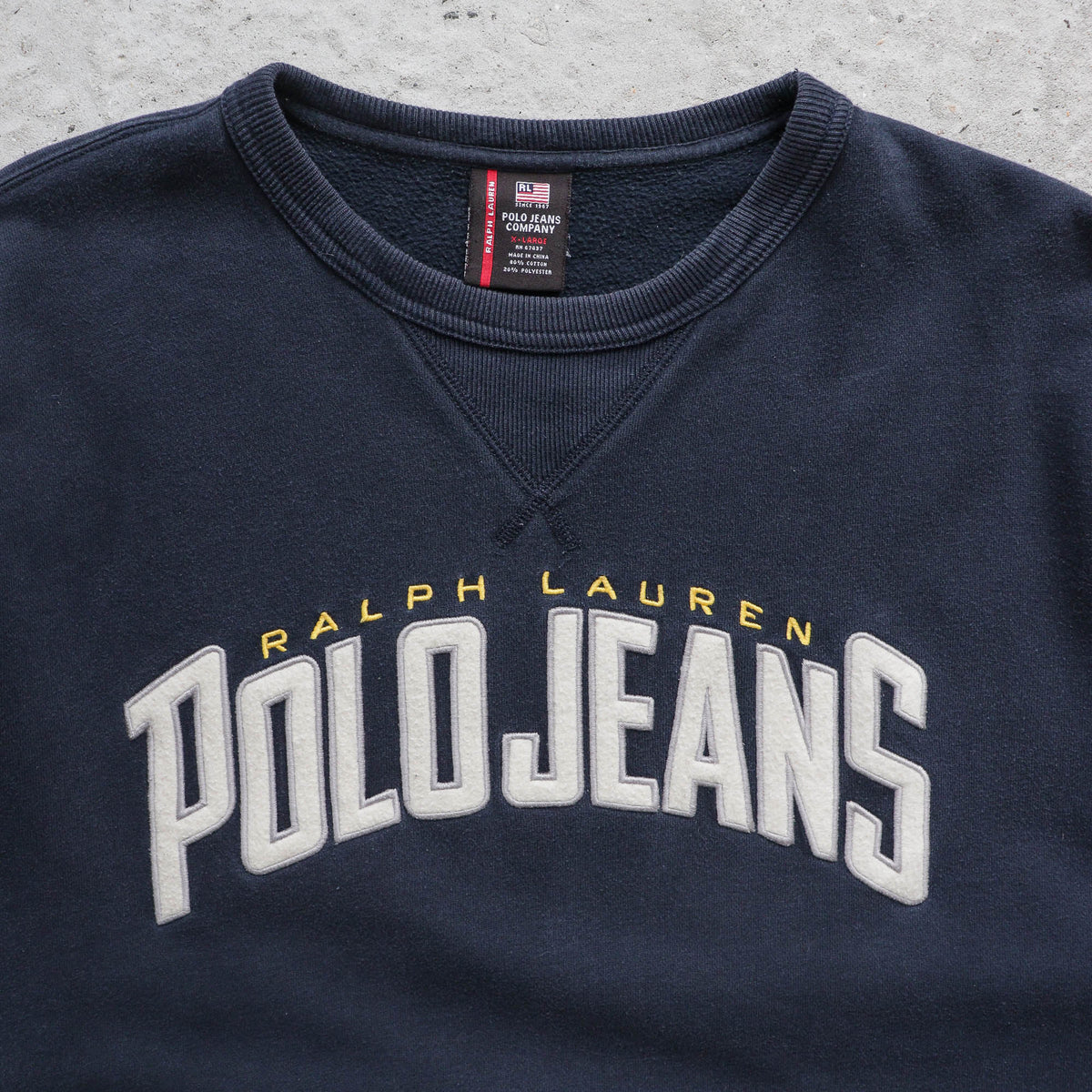Polo Jeans Ralph Lauren Spellout Sweatshirt – 2000s (XL)
