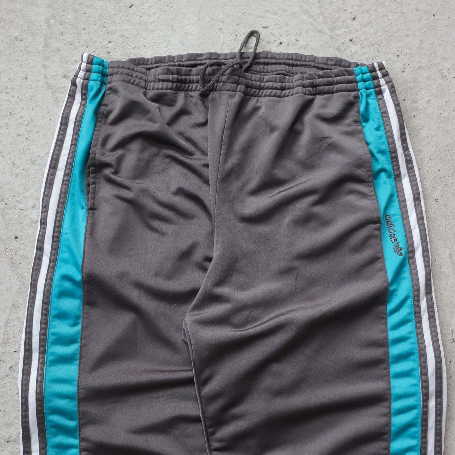 Adidas 3-Stripe Breakaway Popper Track Pants - 90s (L)