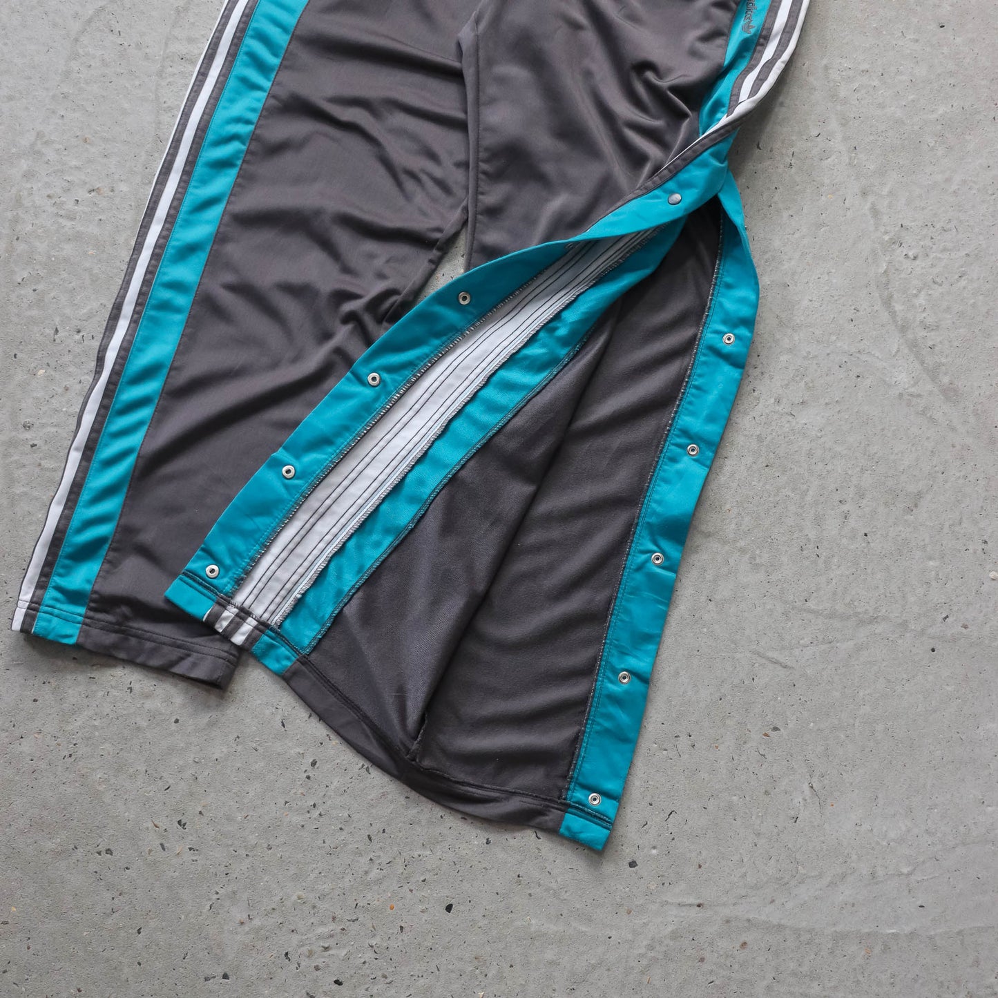 Adidas 3-Stripe Breakaway Popper Track Pants - 90s (L)