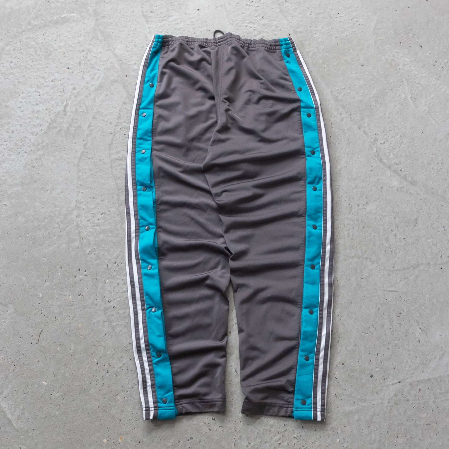 Adidas 3-Stripe Breakaway Popper Track Pants - 90s (L)
