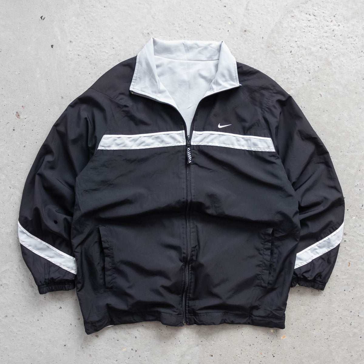 Nike Mini Swoosh Reversible Windbreaker Jacket – 2000s (L)