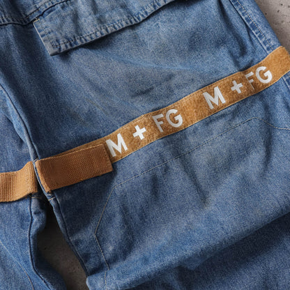 Vintage 90s Marithe Francois Girbaud Shuttle Strap Jeans - 36x34
