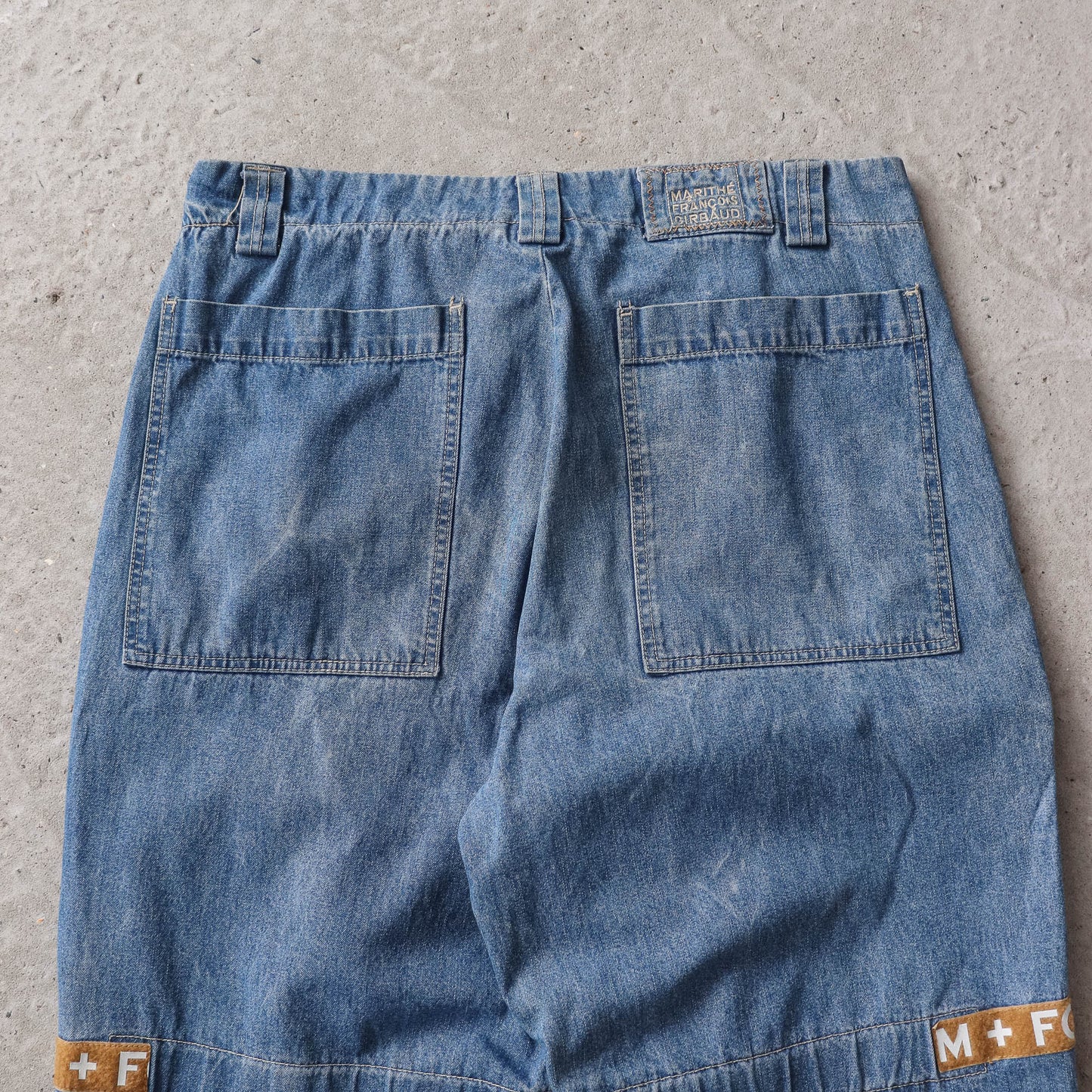 Vintage 90s Marithe Francois Girbaud Shuttle Strap Jeans - 36x34