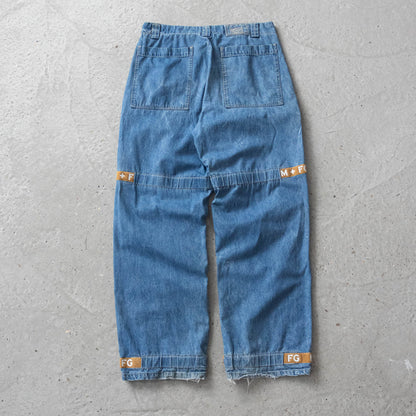 Vintage 90s Marithe Francois Girbaud Shuttle Strap Jeans - 36x34