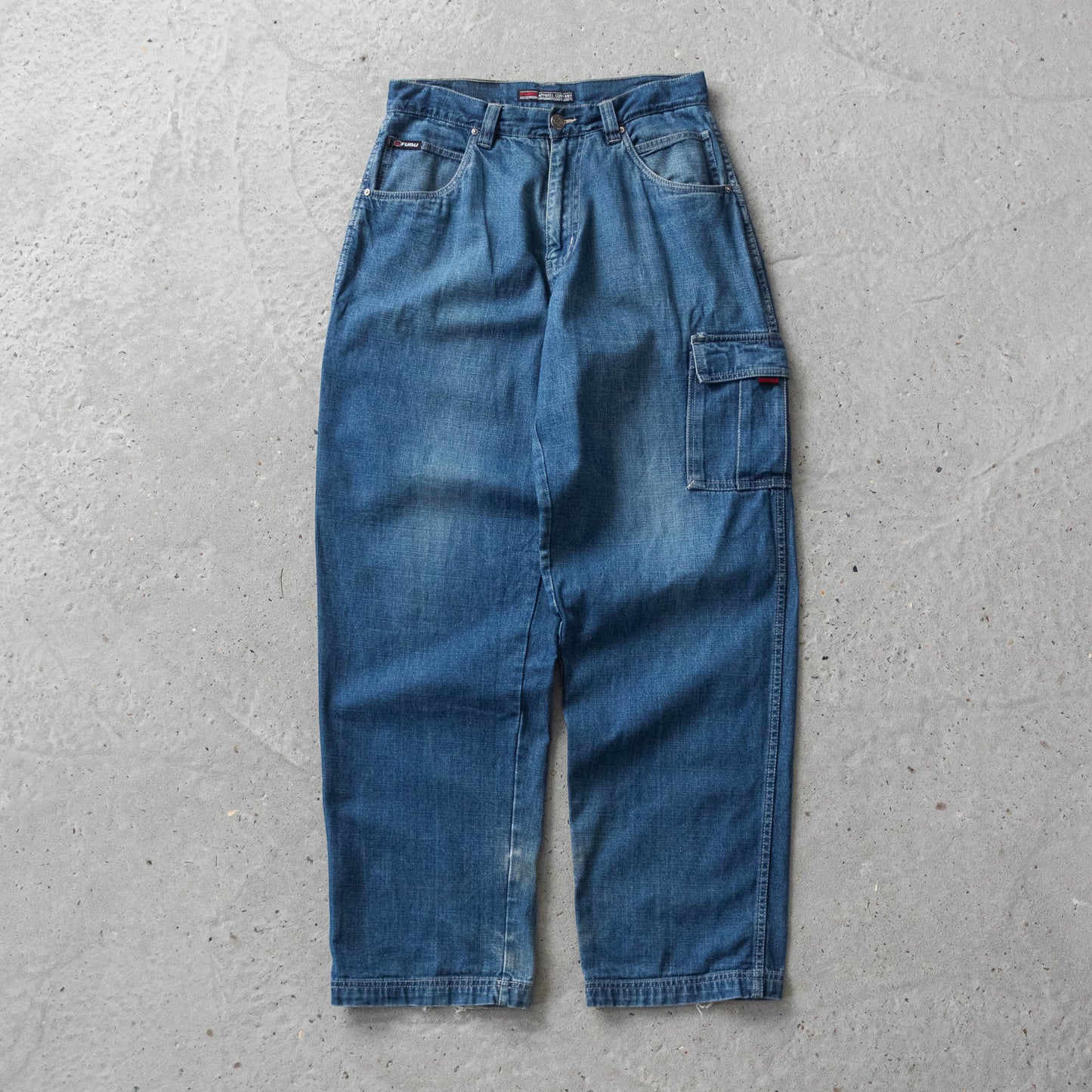 Vintage 90s FUBU Denim Carpenter Pants - 32x34
