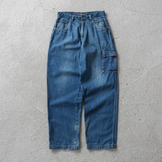 Vintage 90s FUBU Denim Carpenter Pants - 32x34
