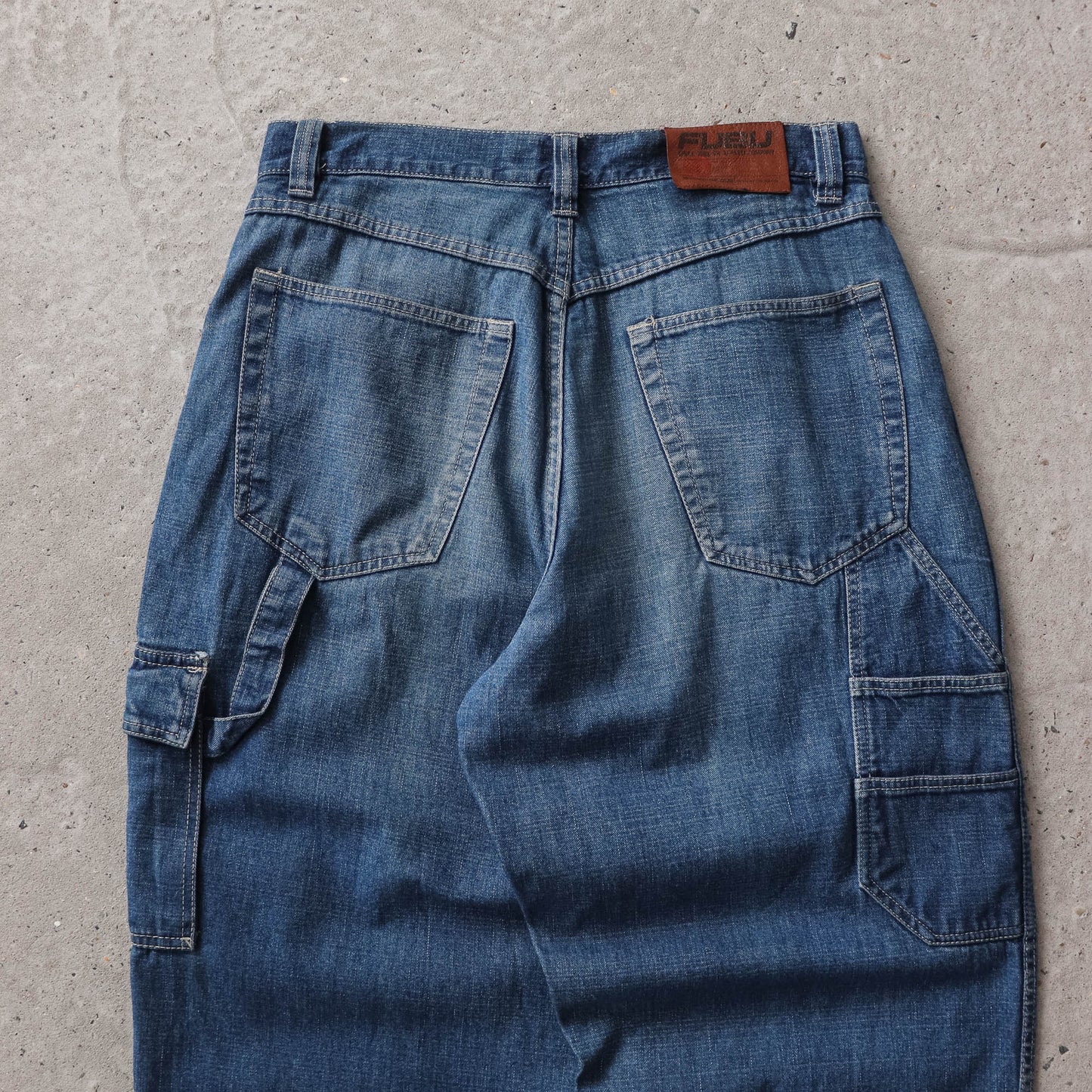 Vintage 90s FUBU Denim Carpenter Pants - 32x34