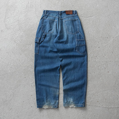 Vintage 90s FUBU Denim Carpenter Pants - 32x34