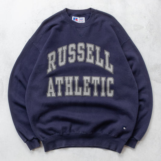 Vintage Russell Athletic Spellout Crewneck - XL