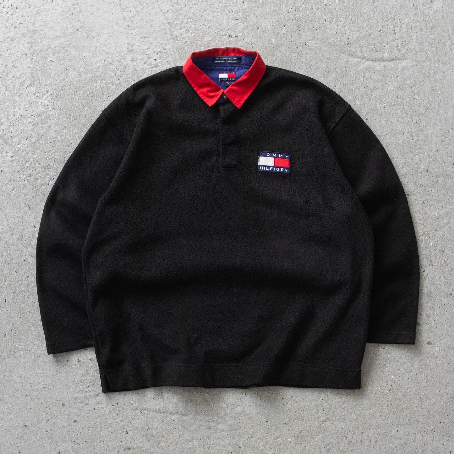 Vintage 90s Tommy Hilfiger Fleece Sweatshirt - L