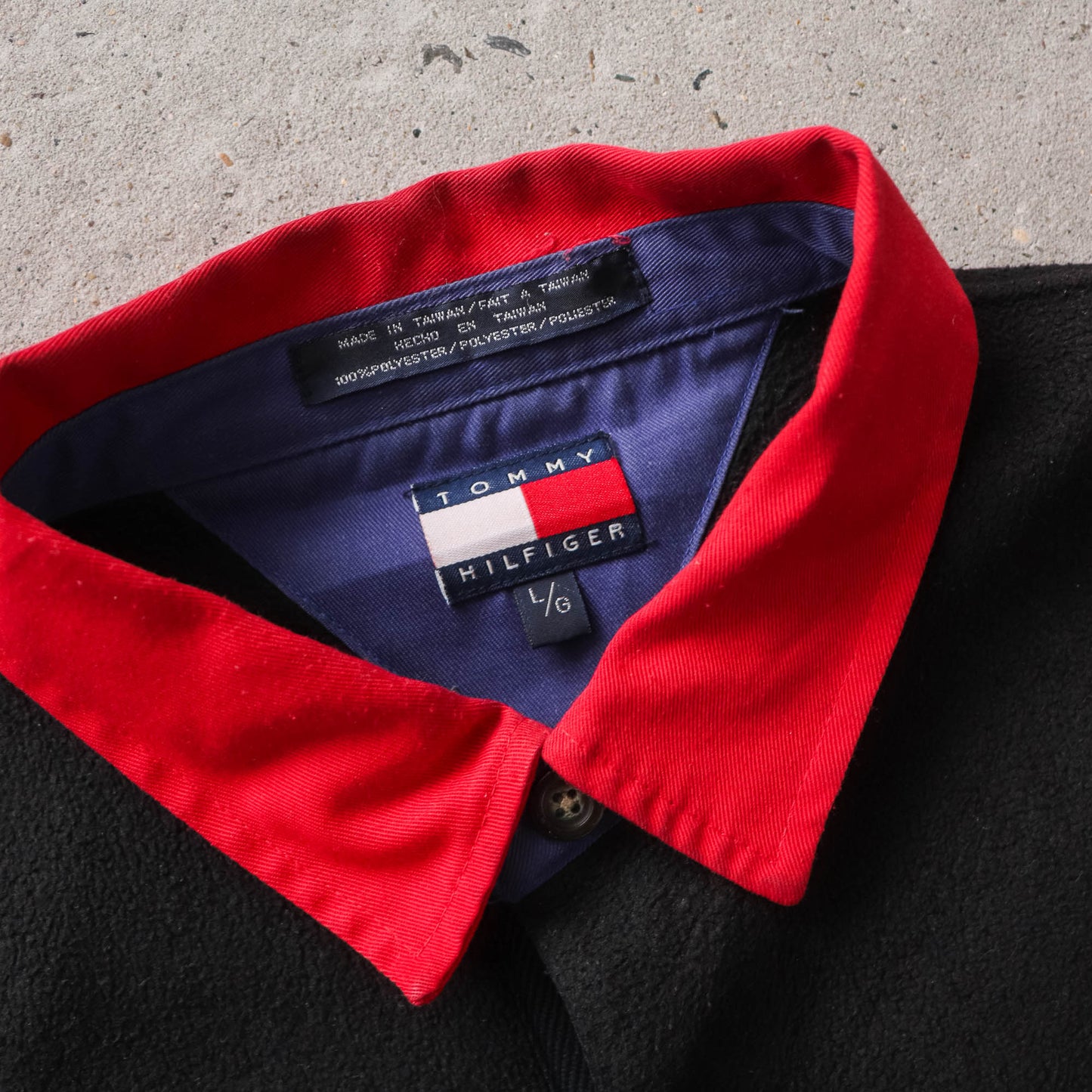 Vintage 90s Tommy Hilfiger Fleece Sweatshirt - L