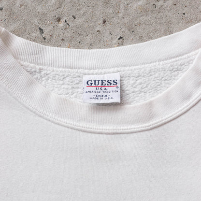Vintage 90s Guess Embroidered Sweatshirt - S