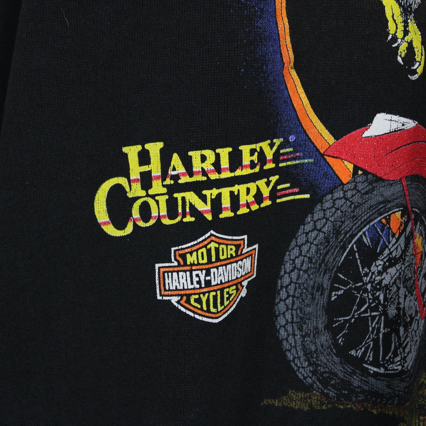 Vintage 90's Harley Davidson Country Sweatshirt - M