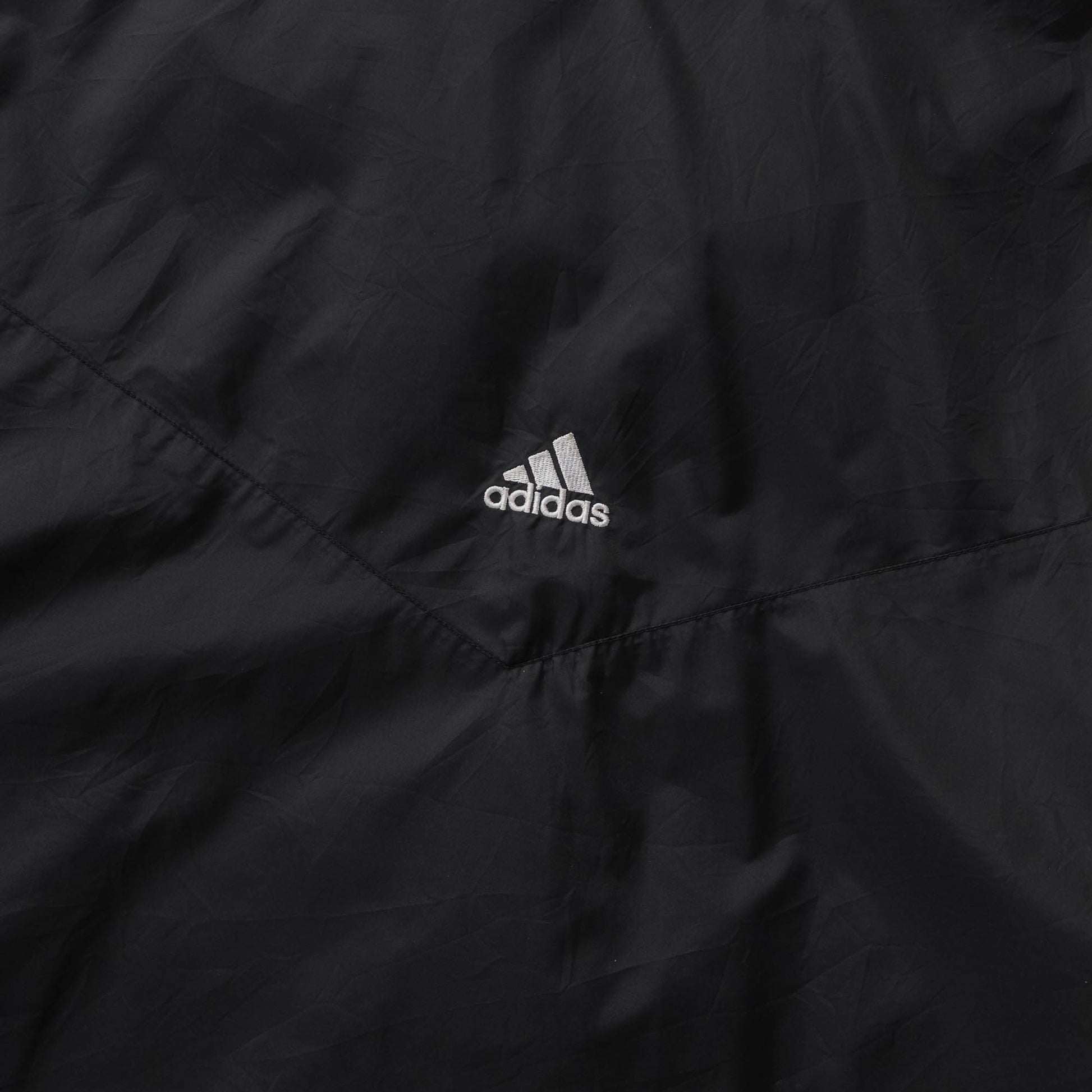 Vintage 90s Adidas 3 - Stripe Windbreaker Jacket - XXL - AL Vintage