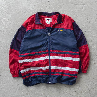 Vintage 90s Nike Panelled Windbreaker Jacket - XL