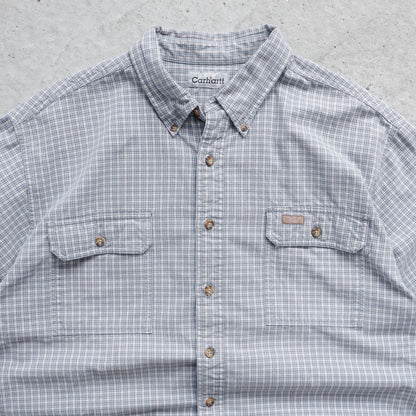Carhartt Plaid Short Sleeve Button Up Shirt – 2000s (XL)
