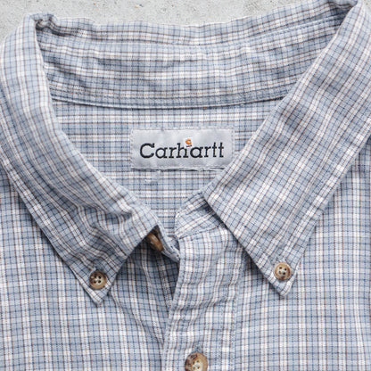 Carhartt Plaid Short Sleeve Button Up Shirt – 2000s (XL)