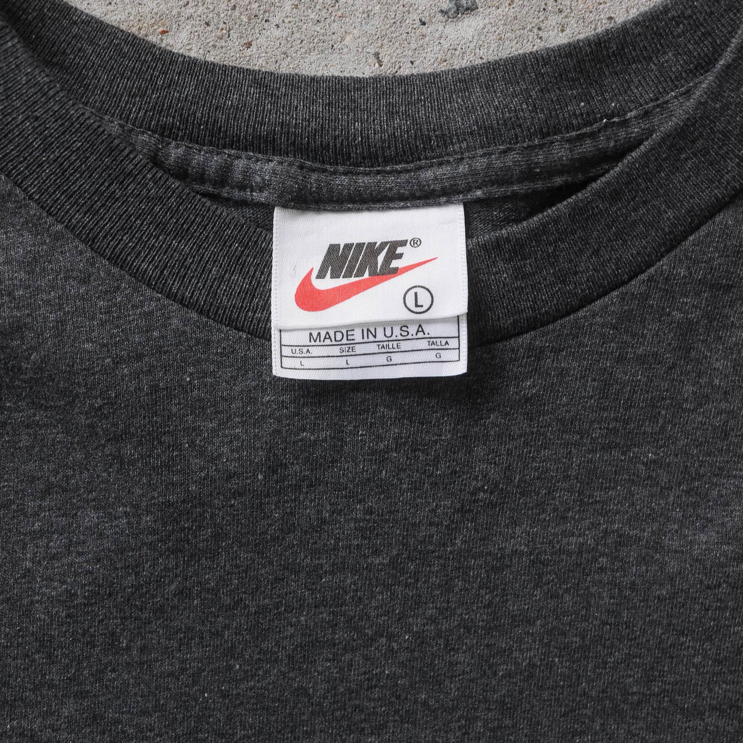 Vintage 90s Nike Big Swoosh Tee - L