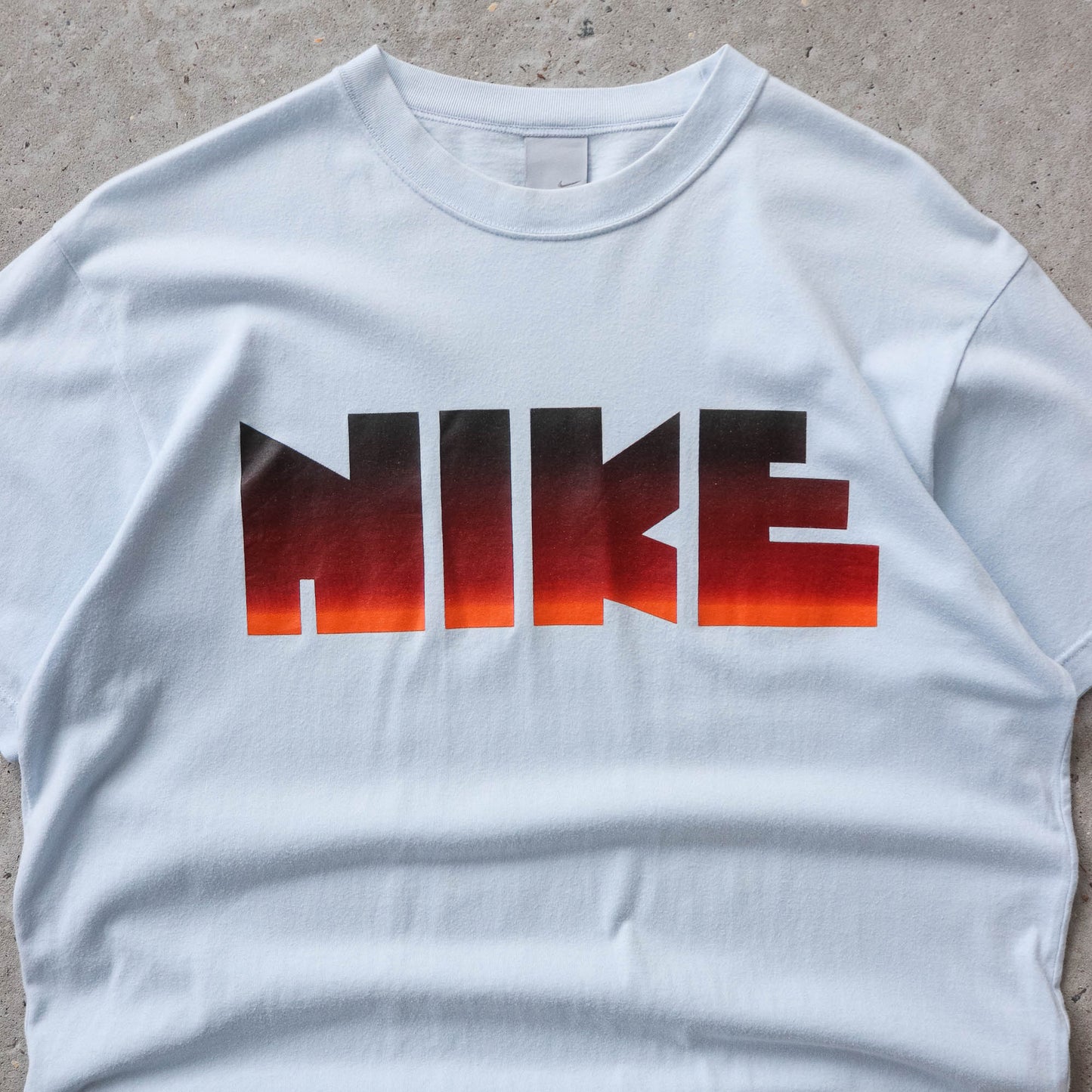 Vintage 2000s Nike Block Logo Tee - L