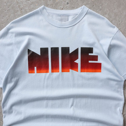 Vintage 2000s Nike Block Logo Tee - L