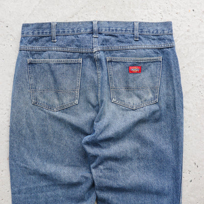 Dickies Wide Leg Denim Workwear Jeans - 2000s (36x32)