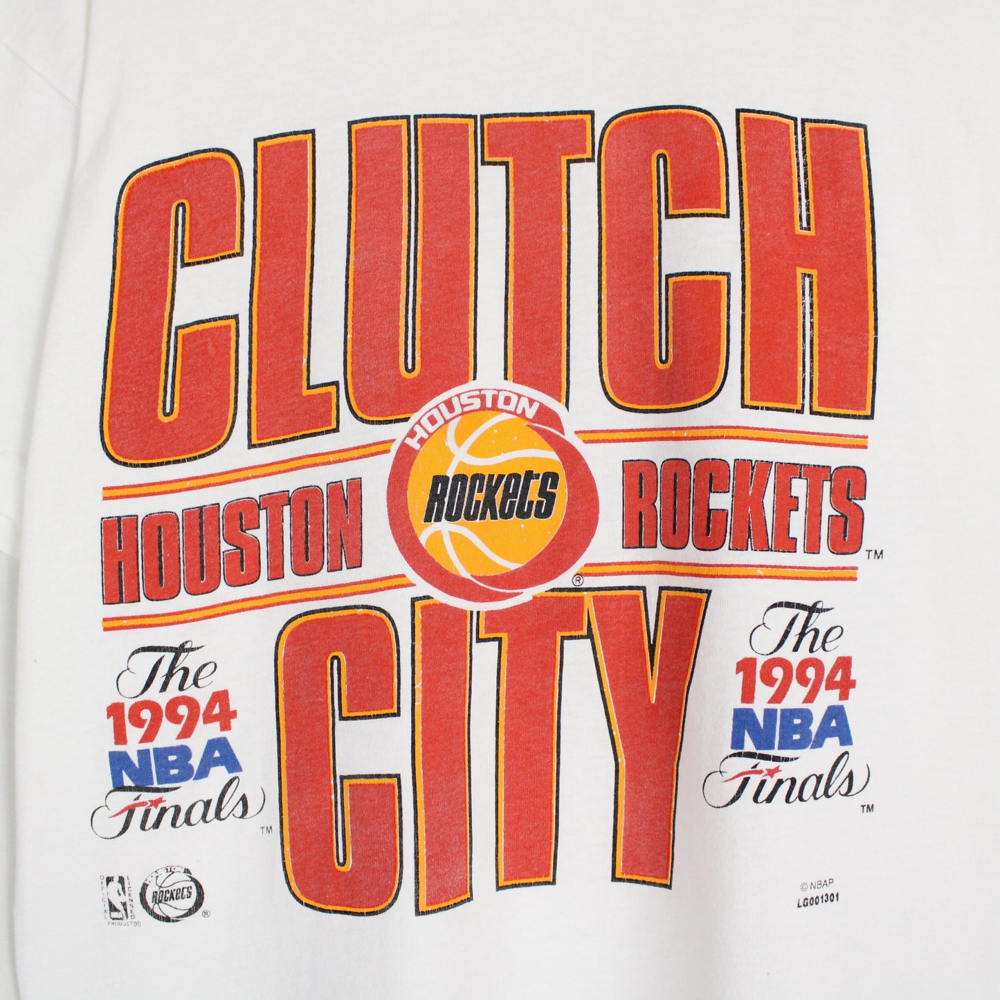 Vintage 1994 Houston Rockets NBA Champions Tee - L