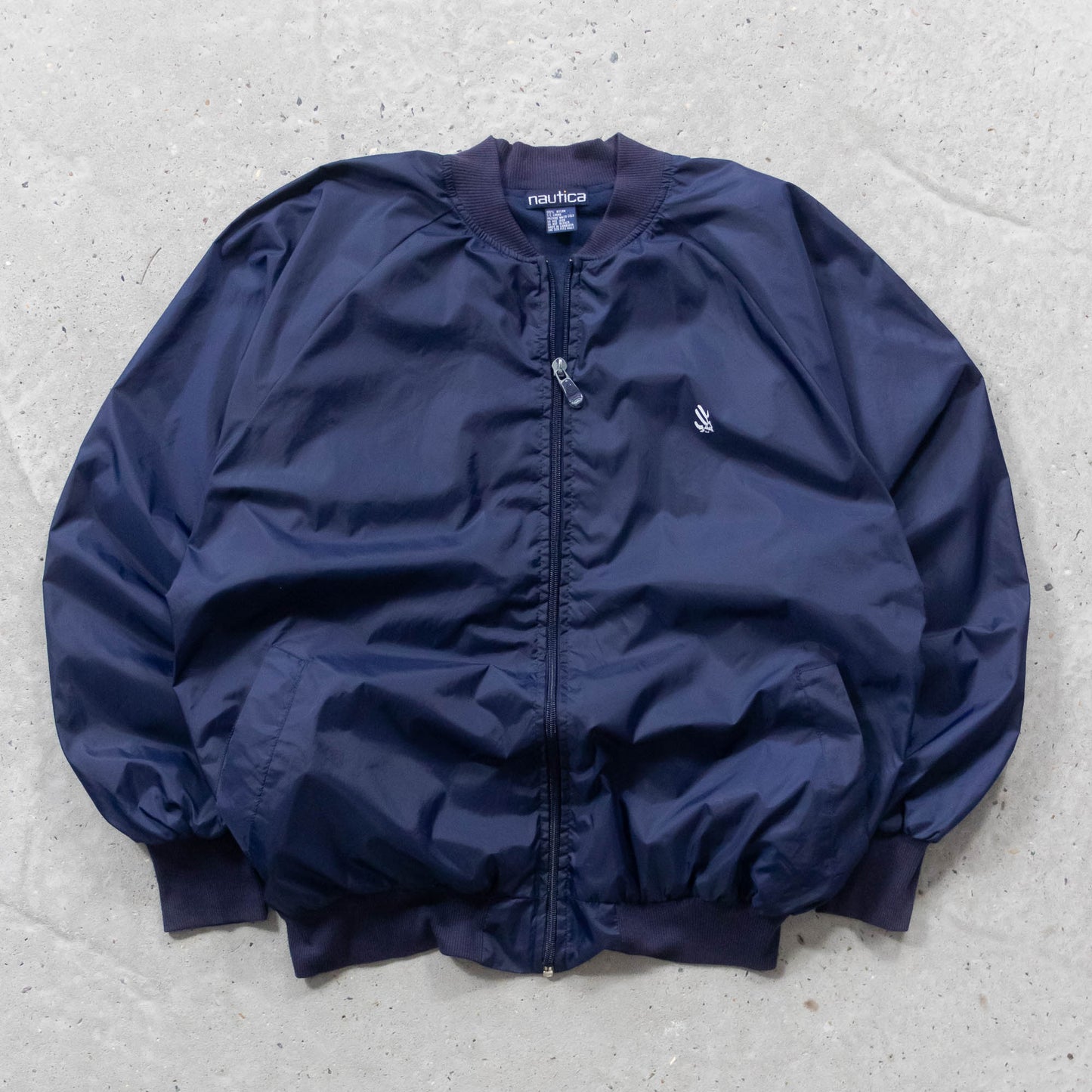 Nautica Spellout Bomber Jacket - 90s (L)