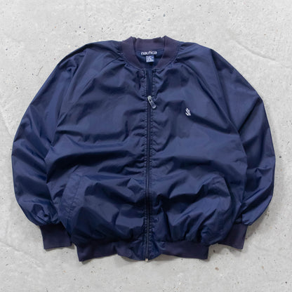 Nautica Spellout Bomber Jacket - 90s (L)