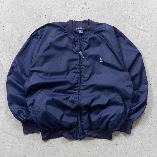 Nautica Spellout Bomber Jacket - 90s (L)