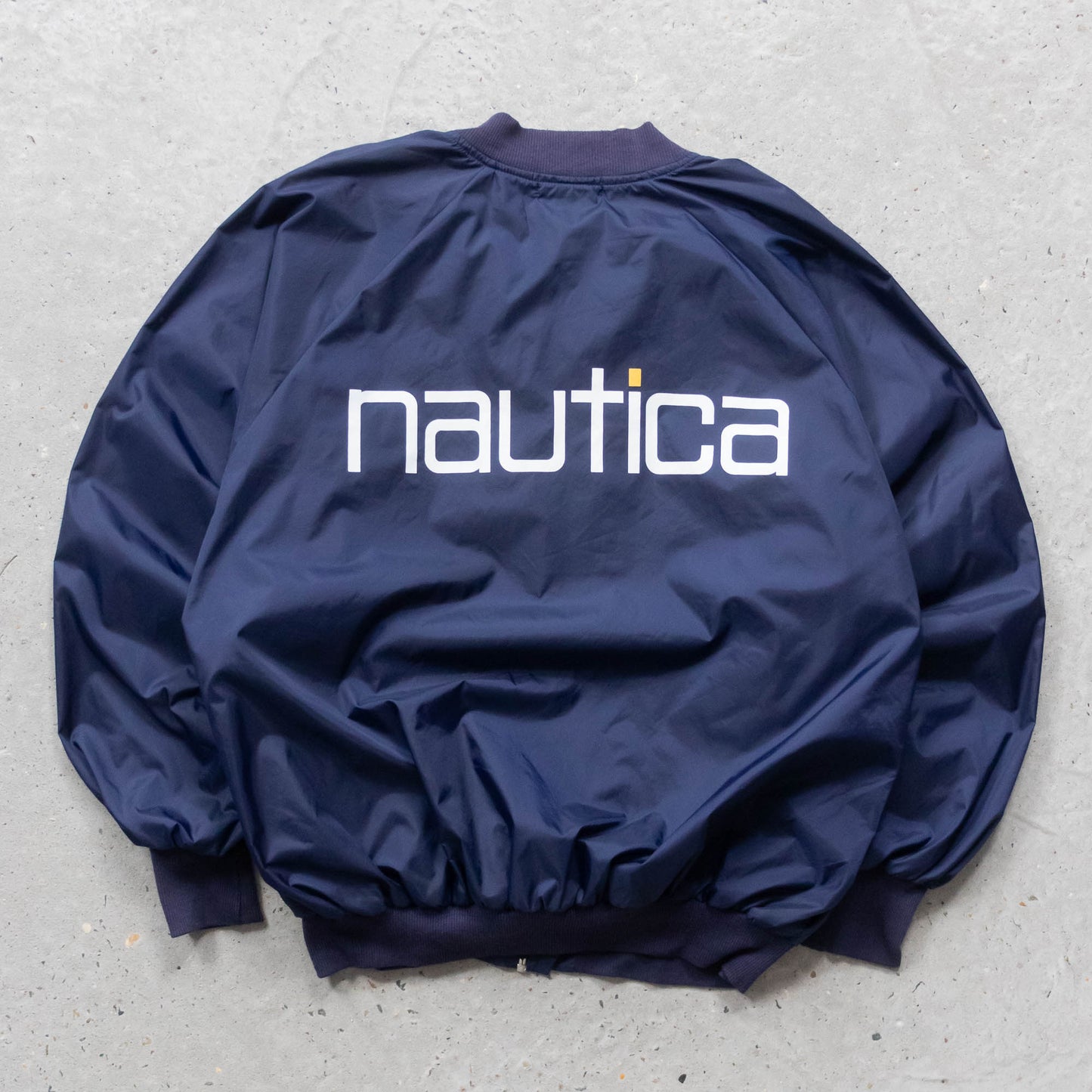 Nautica Spellout Bomber Jacket - 90s (L)