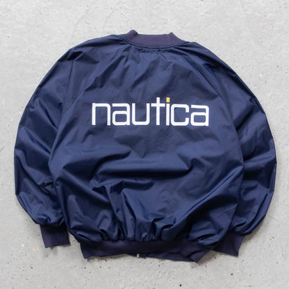Nautica Spellout Bomber Jacket - 90s (L)