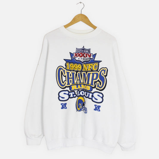 Vintage 1999 St Louis Rams NFL Sweatshirt - XL