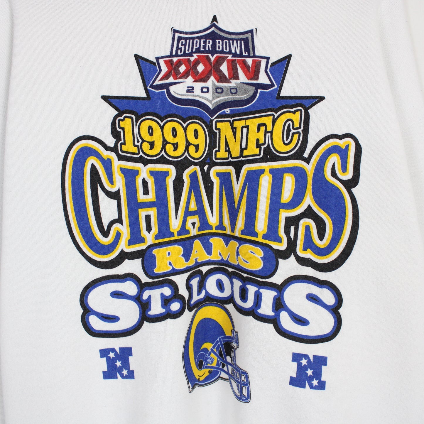 Vintage 1999 St Louis Rams NFL Sweatshirt - XL