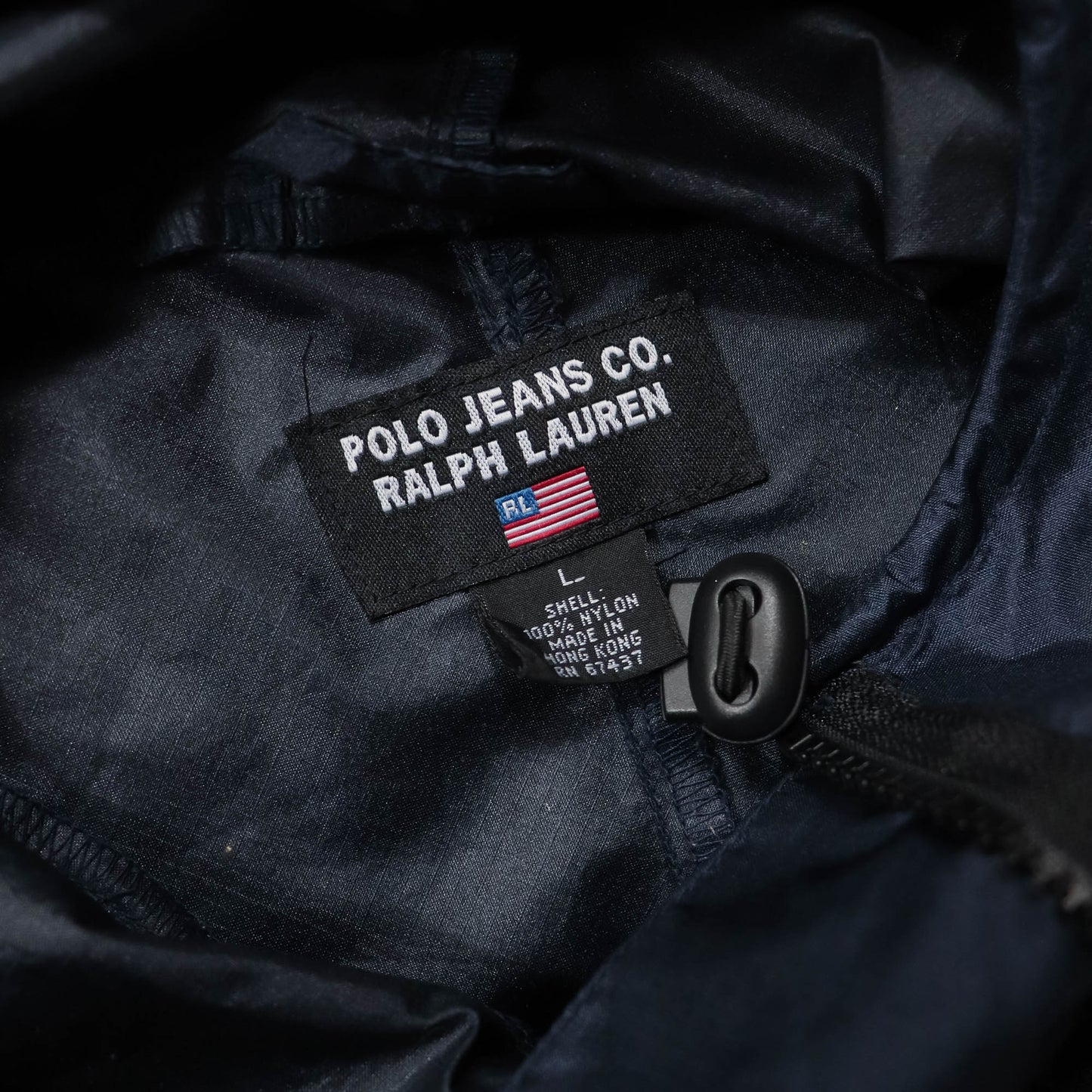 Polo Ralph Lauren 1/4 Zip Anorak Windbreaker Jacket - 90s (L)