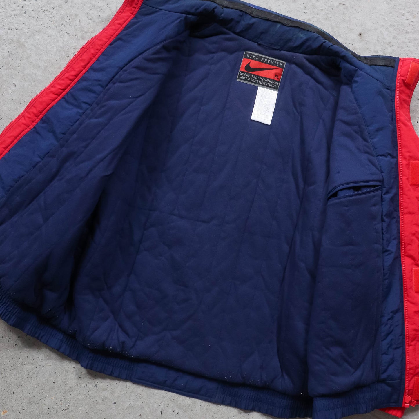 Arsenal FC Nike Premier Quilted Jacket - 1995/96 (XL)