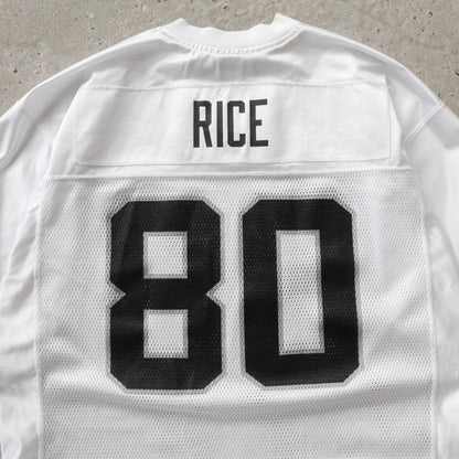 Vintage 2000s Oakland Raiders Jerry Rice Reebok NFL Jersey - L